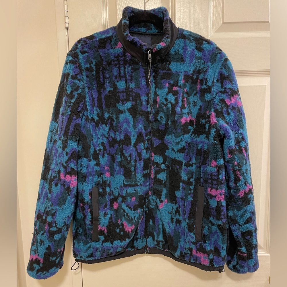 American Eagle Outfitters Multicolor Sherpa Jacket size Large.